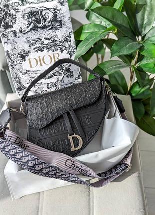 Жіноча сумка с.dior (крістіан діор) сідло