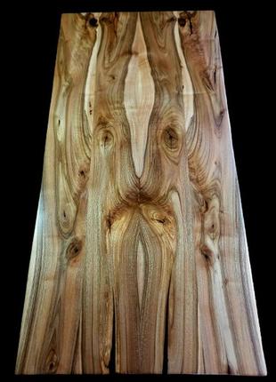 Столешница ручной работы из дерева орех3 фото