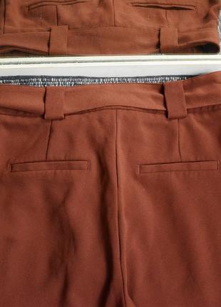 Новые коричневые брюки с поясом h&amp;m5 фото