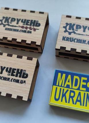 Спички кручень сувенирные на магните - крафт kraft made in ukraine1 фото