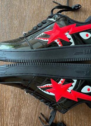 Кроссовки bape sta shark black