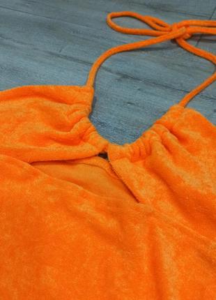 Сукня міні помаранчева shein5 фото
