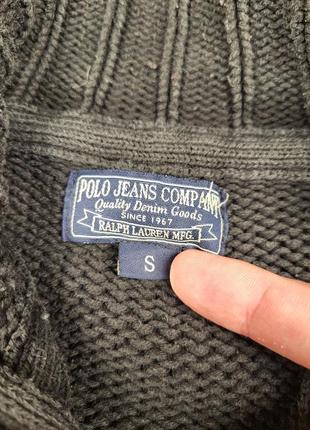 Кофта свитер крупной вязки polo ralph lauren vintage5 фото