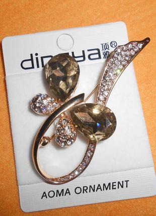 Декоративна брошка fashion jewellery dingya у формі бабки