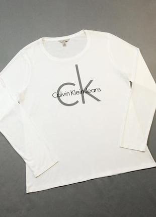 Лонгслив calvin klein big logo