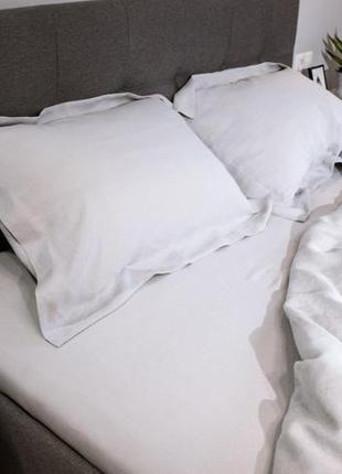 Комплект постельного белья высококачественного смягченного льна2 фото