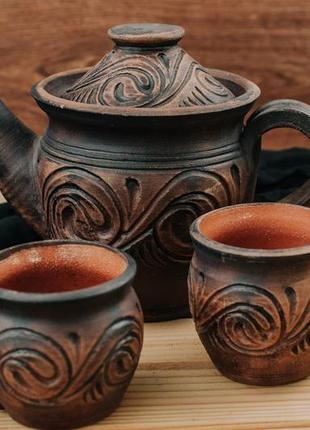 Керамічний чайник для заварювання чаю