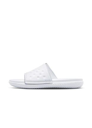 Тапочки air jordan play slide white2 фото