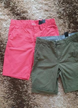 Шорты на подростка 12-14р натуральная, легкая х/б