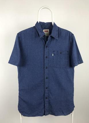 Рубашка с коротким рукавом levi’s vintage indigo1 фото
