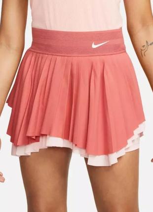 Женская юбка шорты nike drifit slam court tennis спортивная теннисная новая оригинал плиссированная