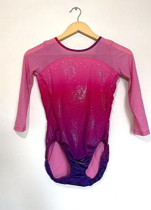 Купальник decathlon з рукавами для гімнастики танців р. s / xs