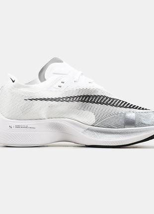 Мужские кроссовки для бега nike air zoom vaporfly white2 фото