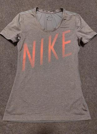 Женская спортивная футболка nike pro размер s2 фото