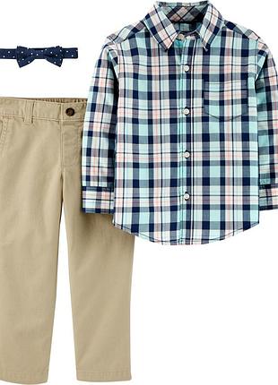 Набор брюки рубашка бабочка carters 5т