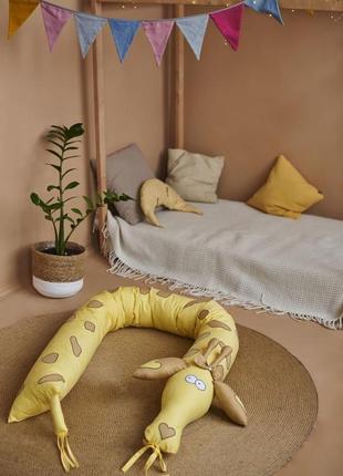 Подушка жираф, подушка для вагітних, подушка обіймашка5 фото
