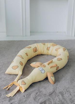 Подушка жираф для сна беременных и детей, подушка подарок, подушка обнимашка, подушка антистресс1 фото