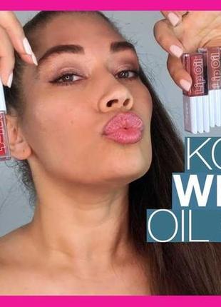 Блиск олійка для губ kosas wet lip oil gloss dip7 фото