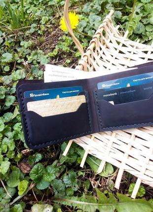 Кожаный портмоне бумажник2 фото