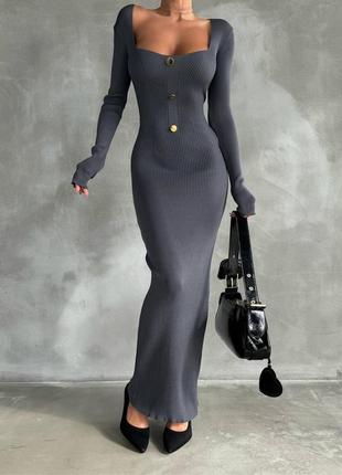 Елегантна сукня довжини максі4 фото