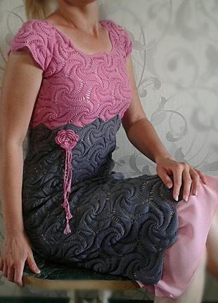 Ажурне плаття гачком3 фото