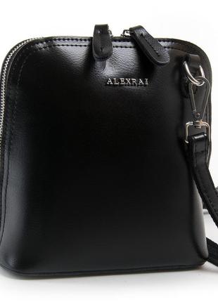 Черная сумка через плечо alex rai арт. 361451 фото