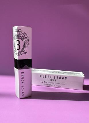 Bobbi brown extra lip tint lip balm тінт для губ bare claret 049 фото