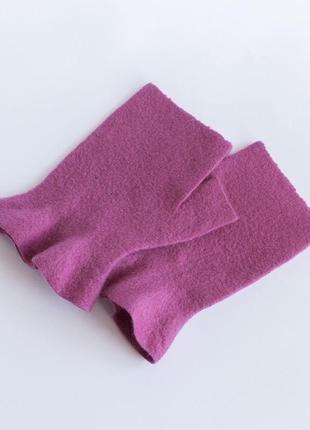Жіночі рукавиці з вовни мериноса3 фото