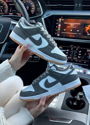 Женские кроссовки nike sb dunk low smoke gray5 фото