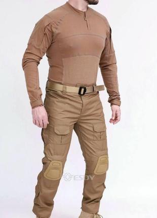 Тактичний костюм esdy з наколінниками мультикам, олива, чорний, койот