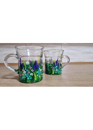 Склянки для напоїв карпатські квіти