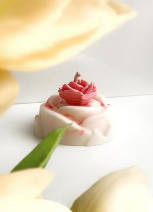 Свічка із соєвого воску rose tartlet1 фото