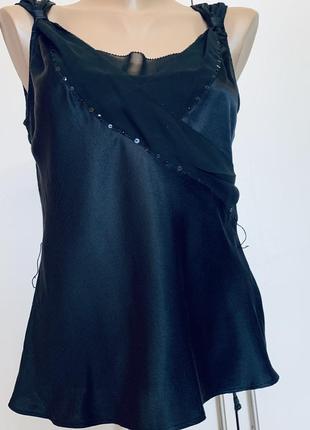 Майка топ из натурального шёлка