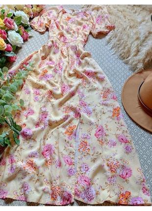 Нежное  платье в цветочек h&m1 фото