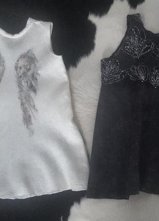 Ексклюзивна сукня ручної роботи "white angel"2 фото