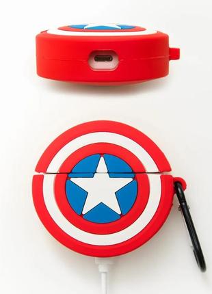 Чехол для наушников капитан америка apple airpods pro marvel series captain america2 фото