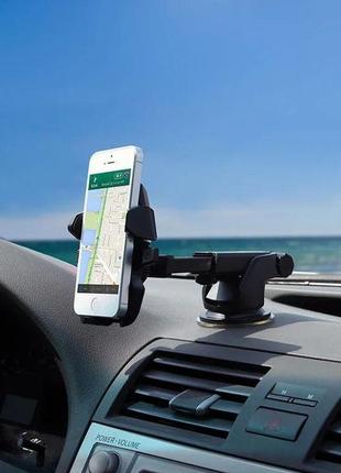 Автодержатель для телефона holder long neck one-touch car mount4 фото