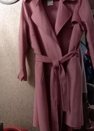 Новое шикарное пальто из валяной верблюжей шерсти натуральное размер 52-54-56 бренд h&m