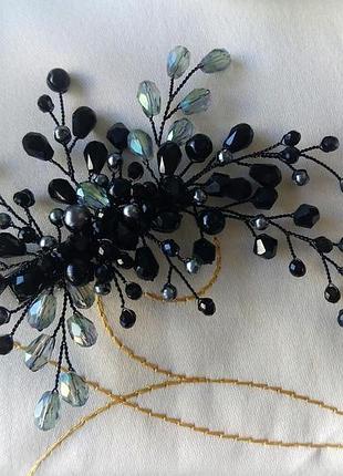 Заколка для волос black big