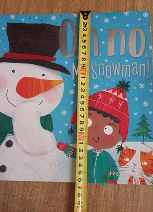 Книга англійською oh, no, mr snowman!8 фото