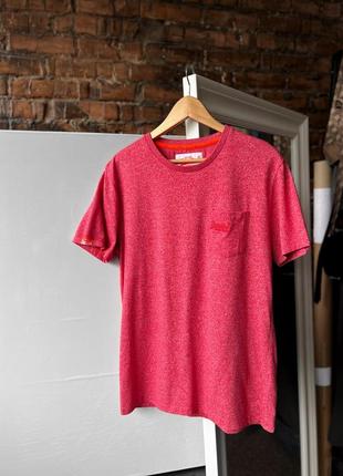 Superdry men’s small embroidered logo pockets short sleeve t-shirt однотонна, базова футболка1 фото