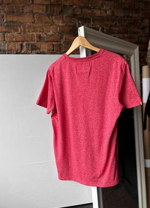 Superdry men’s small embroidered logo pockets short sleeve t-shirt однотонна, базова футболка3 фото