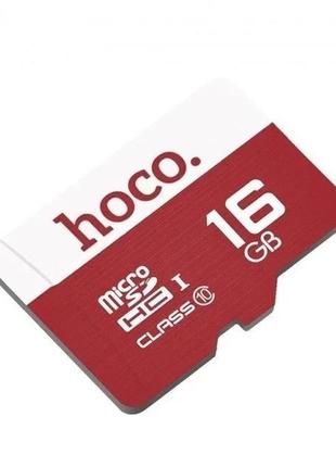 Карта пам'яті micro sd xc card hoco 16gb class 10