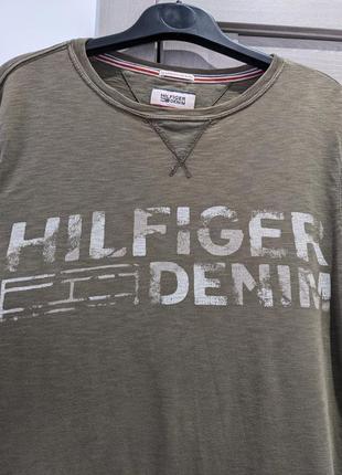 Лонгслив кофта мужская hilfiger denim2 фото