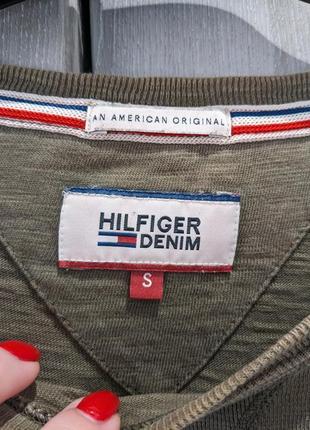 Лонгслив кофта мужская hilfiger denim6 фото