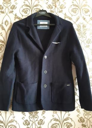 Трикотажный пиджак бренд zara, размер 140 (10роков)1 фото