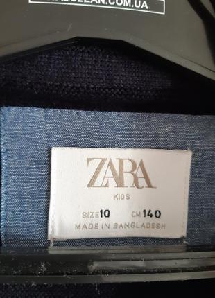 Трикотажный пиджак бренд zara, размер 140 (10роков)3 фото