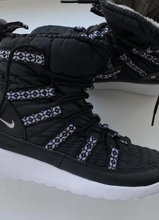 Сапоги дутики ботинки зима nike parts boot chestnut с мехом