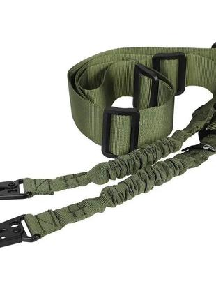 Ремінь для зброї mil-tec bungee olive 16185101