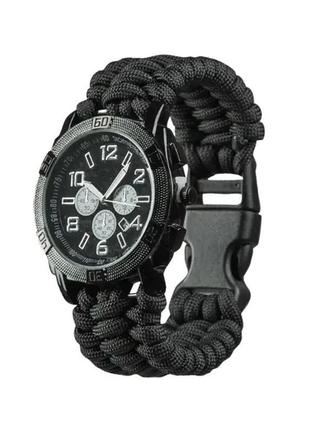 Годинник водонепроникний армійський mil-tec army uhr paracord ...